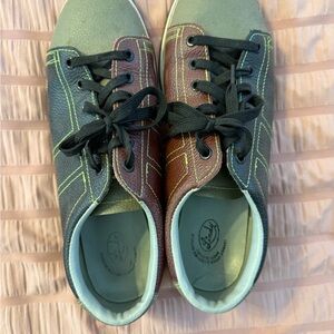 Colorful Leather Bowling Shoes